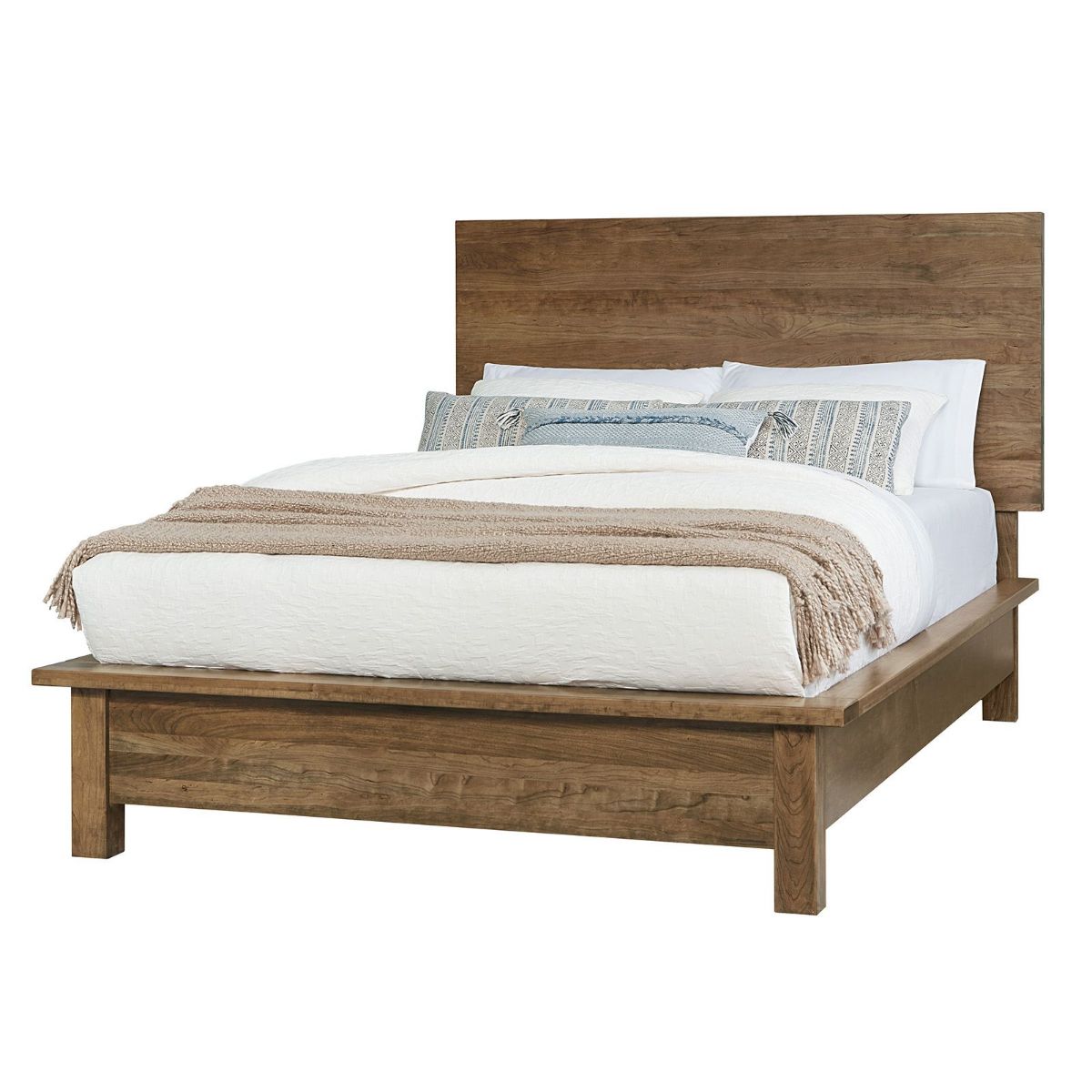 Picture of Crafted Solid Cherry Queen Terrace Bed