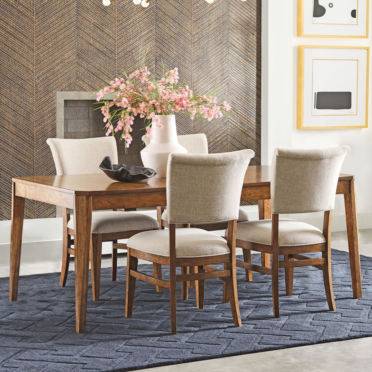 Picture of Aspire Cherry Dining Table & 4 Chairs