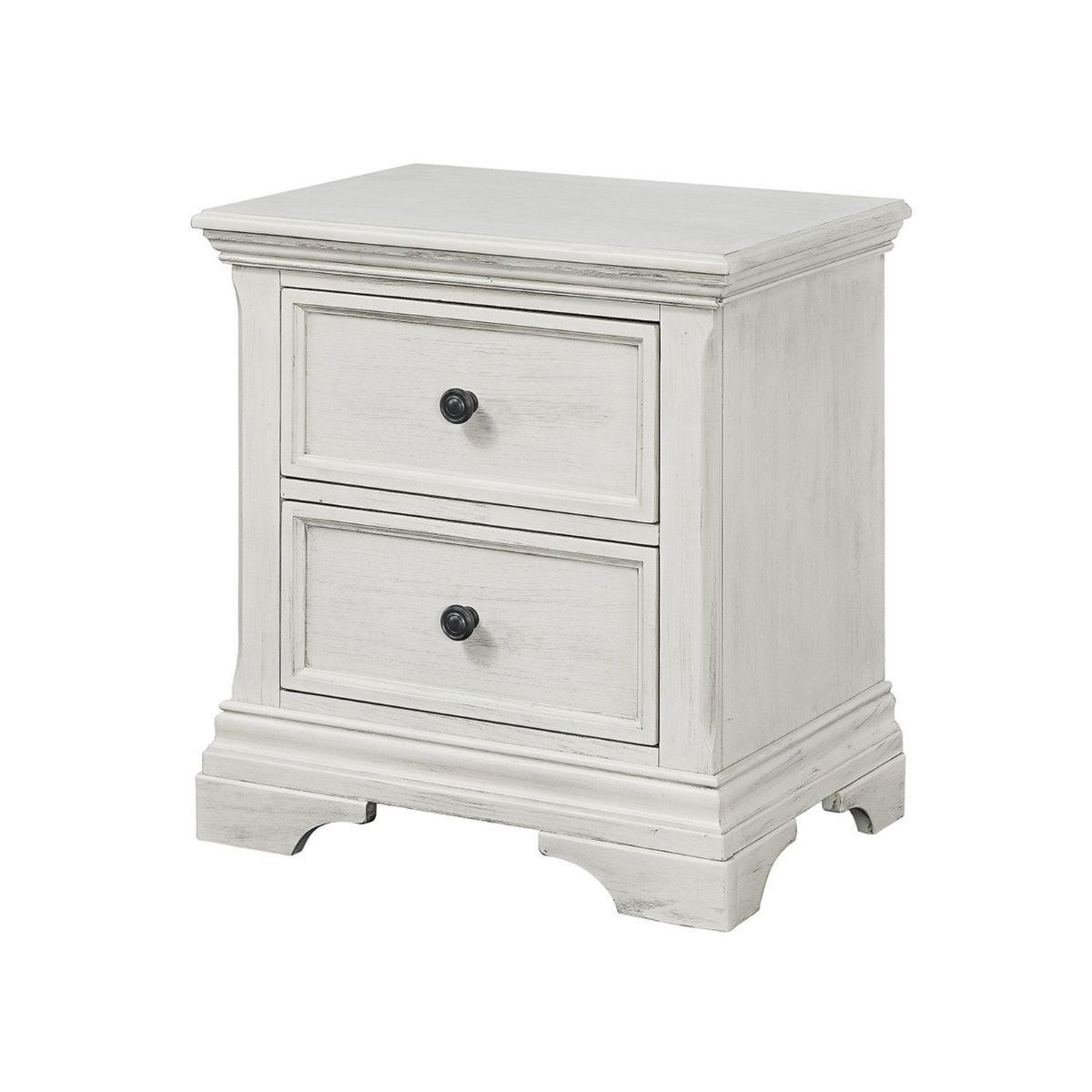 Picture of Olivia Brushed White Nightstand