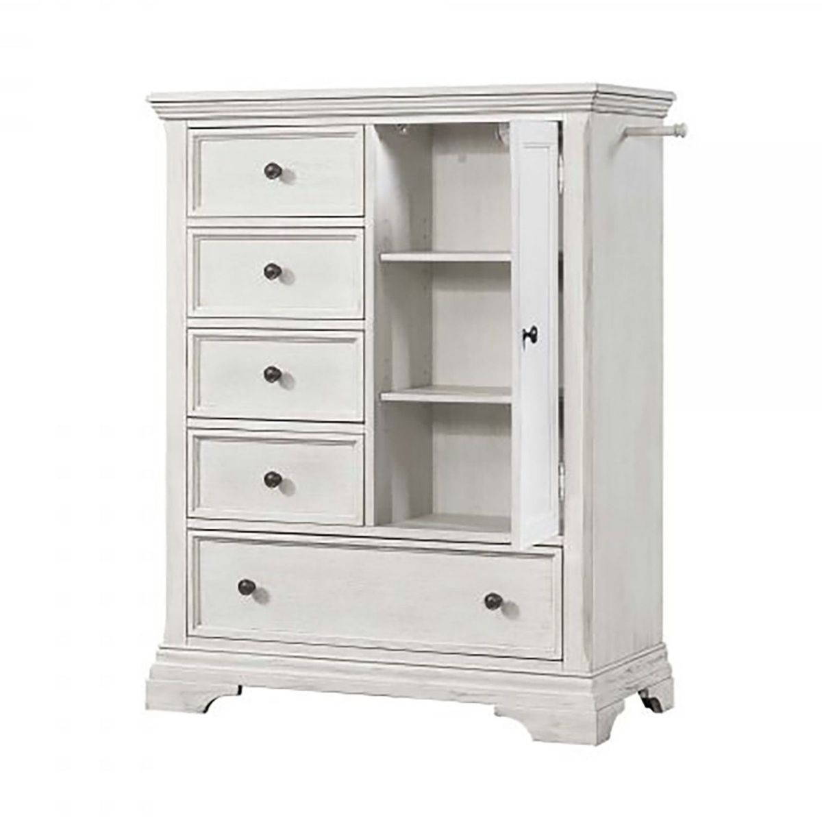 Picture of Olivia Brushed White Chifforobe