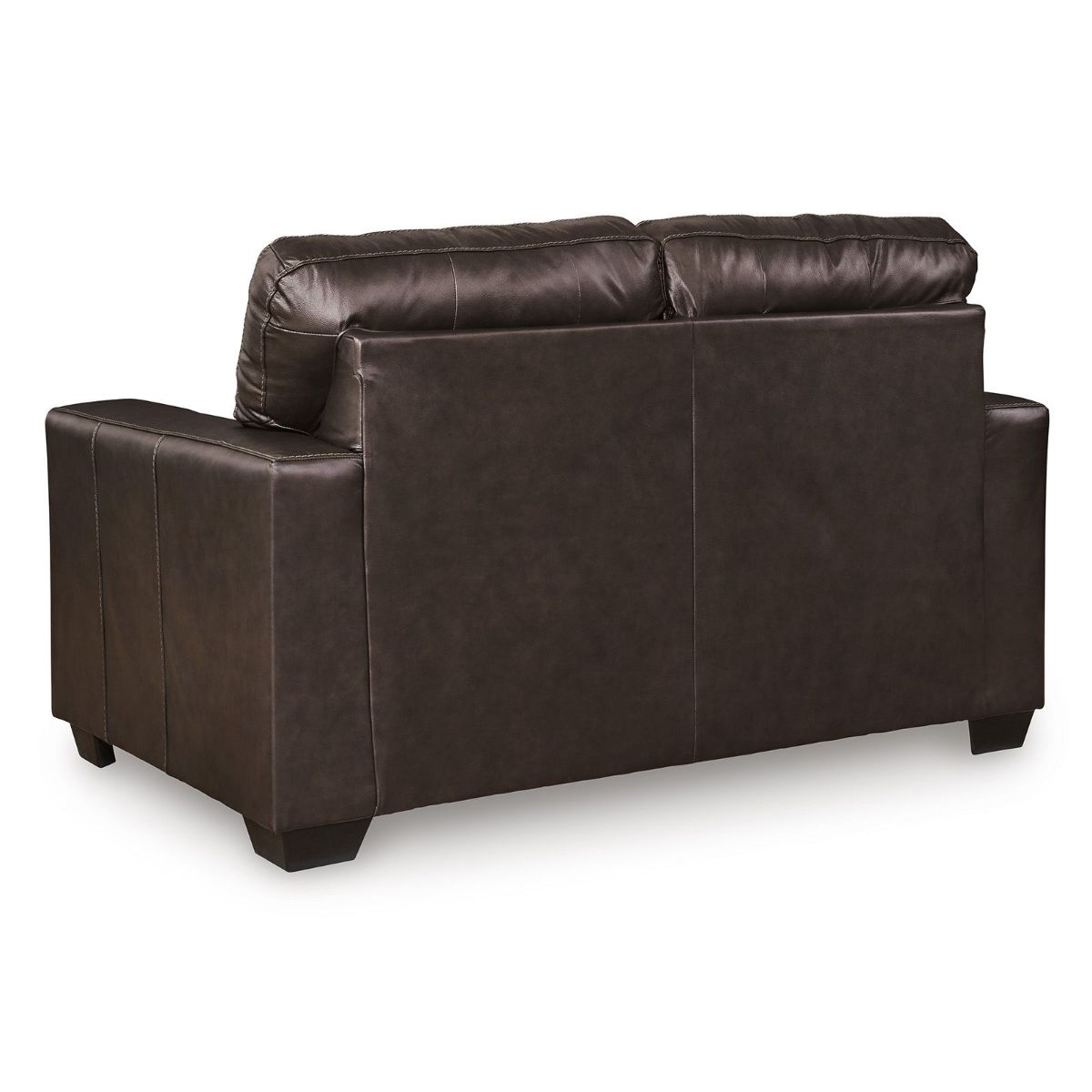 Picture of Santorine Brown Leather Loveseat