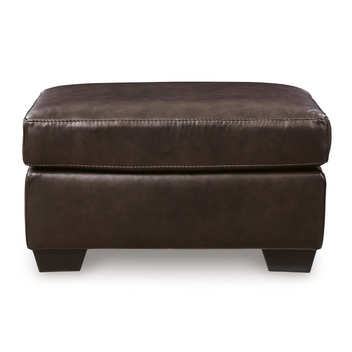 Picture of Santorine Brown Leather Ottoman