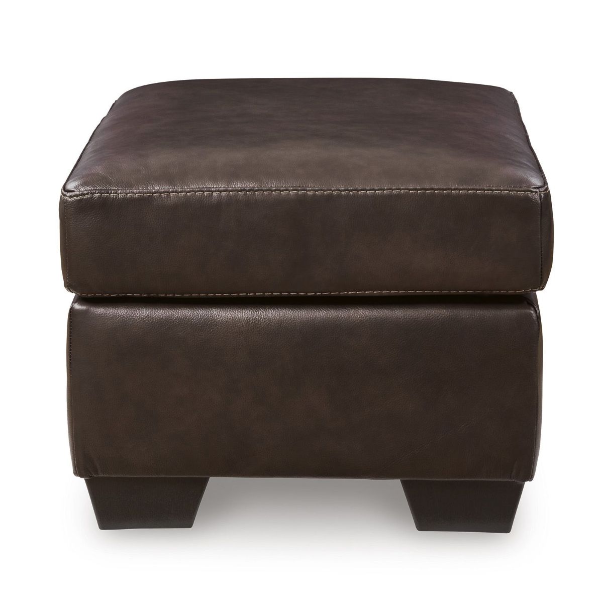 Picture of Santorine Brown Leather Ottoman