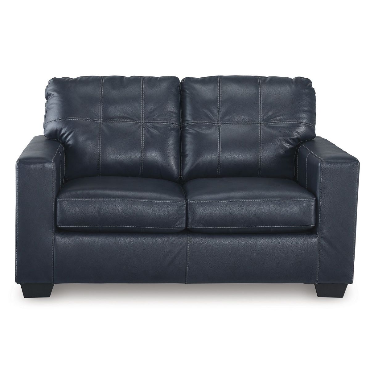 Picture of Santorine Ocean Leather Loveseat