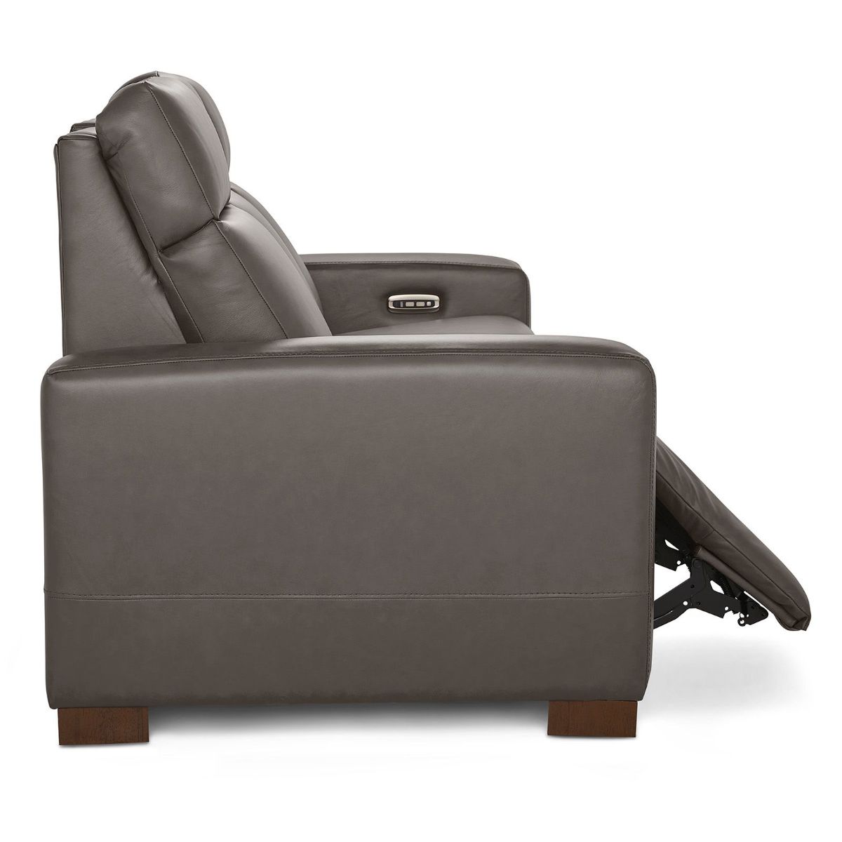 Picture of Acadia Shitake Leather Power Recliner Sofa