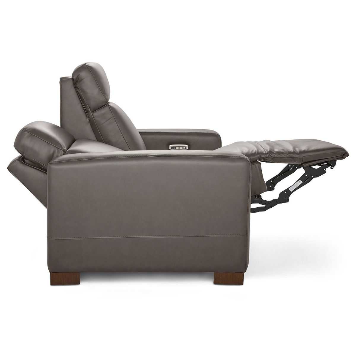 Picture of Acadia Shitake Leather Power Recliner Loveseat