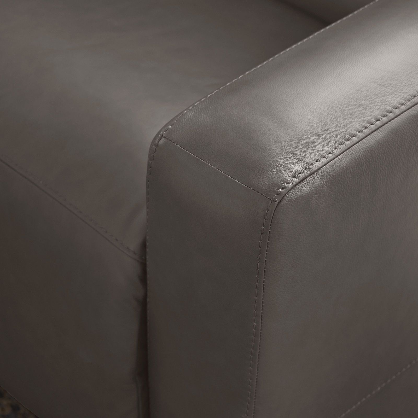 Acadia Shitake Leather Power Recliner Loveseat