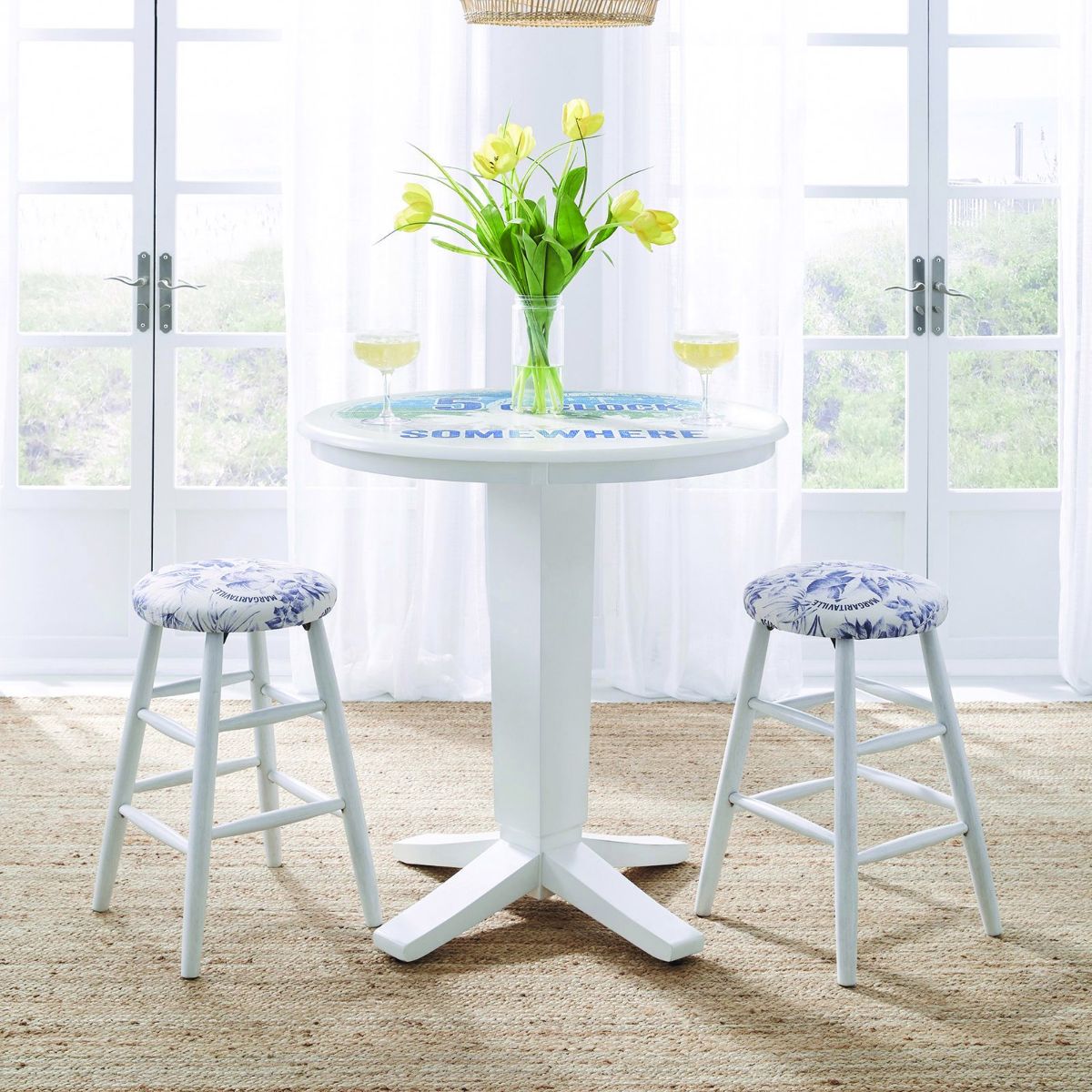 Picture of Margaritaville White Stool