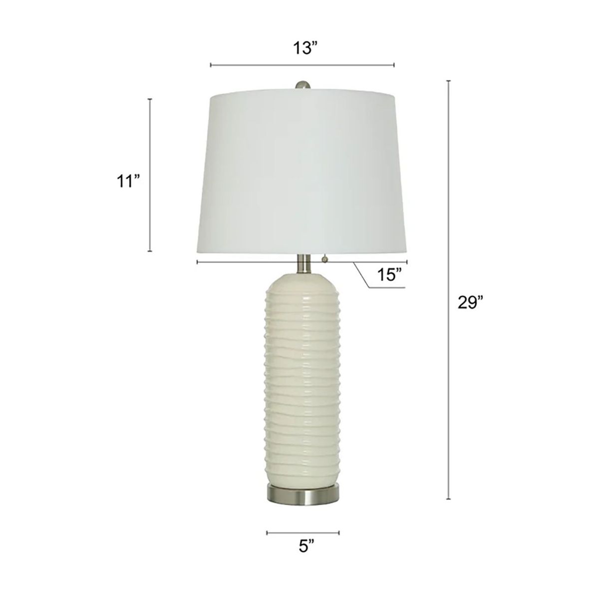 Picture of Cannoli Cream Table Lamp