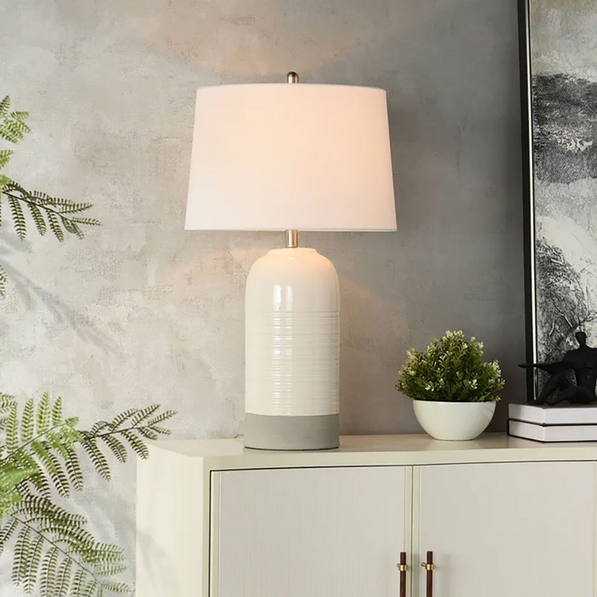 Picture of Evian Ivory Table Lamp
