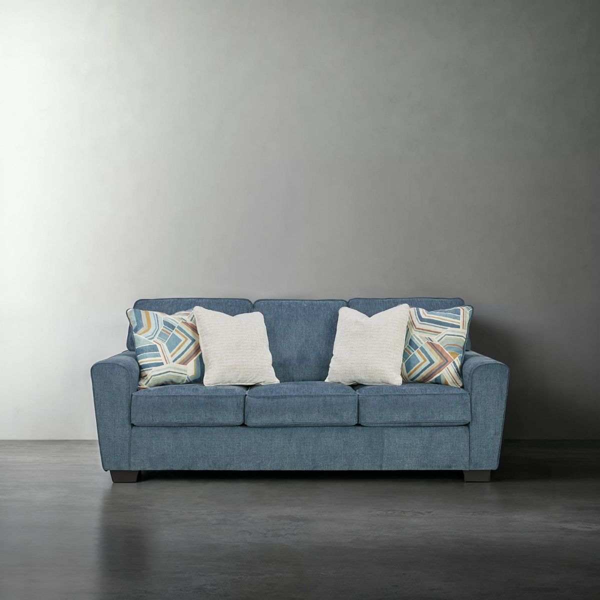 Picture of Cashton Blue Stationary Sofa