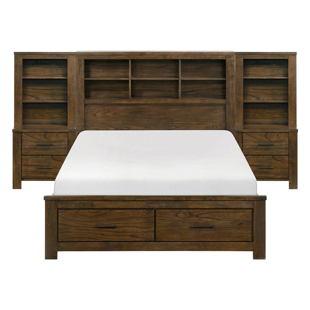 Picture of Sullivan Queen Bed with Nightstands & Piers