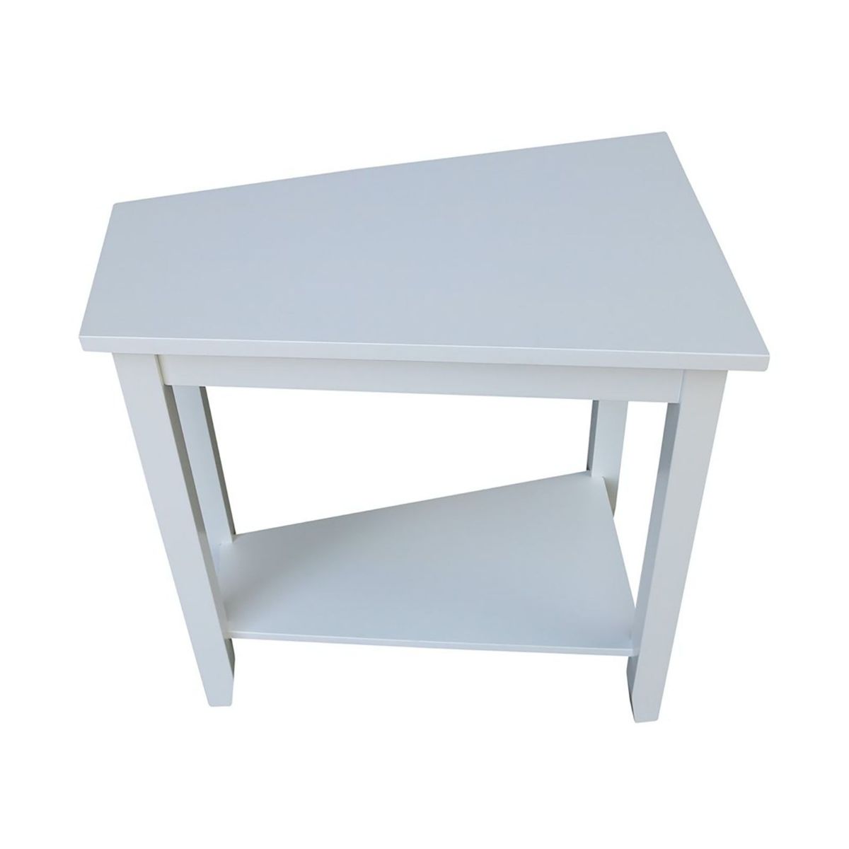 Picture of Keystone White Wedge Table