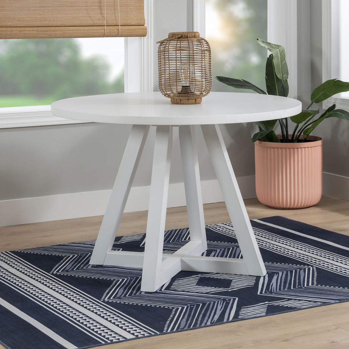 Picture of Maui White Round Dining Table