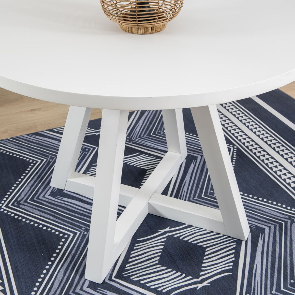 Picture of Maui White Round Dining Table