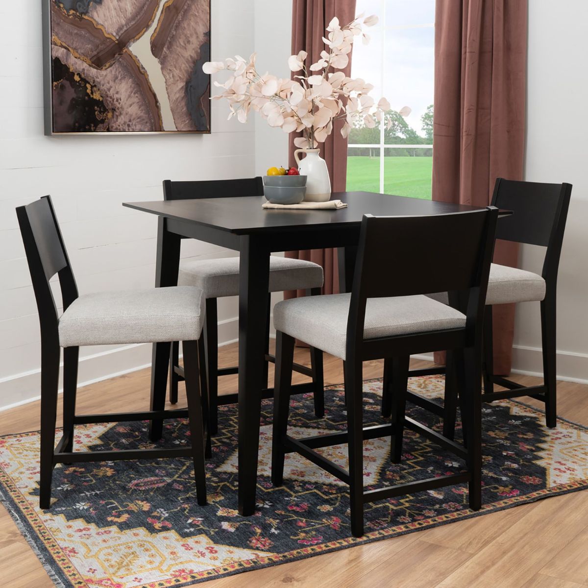 Picture of Cosgrove Black Counter Stool