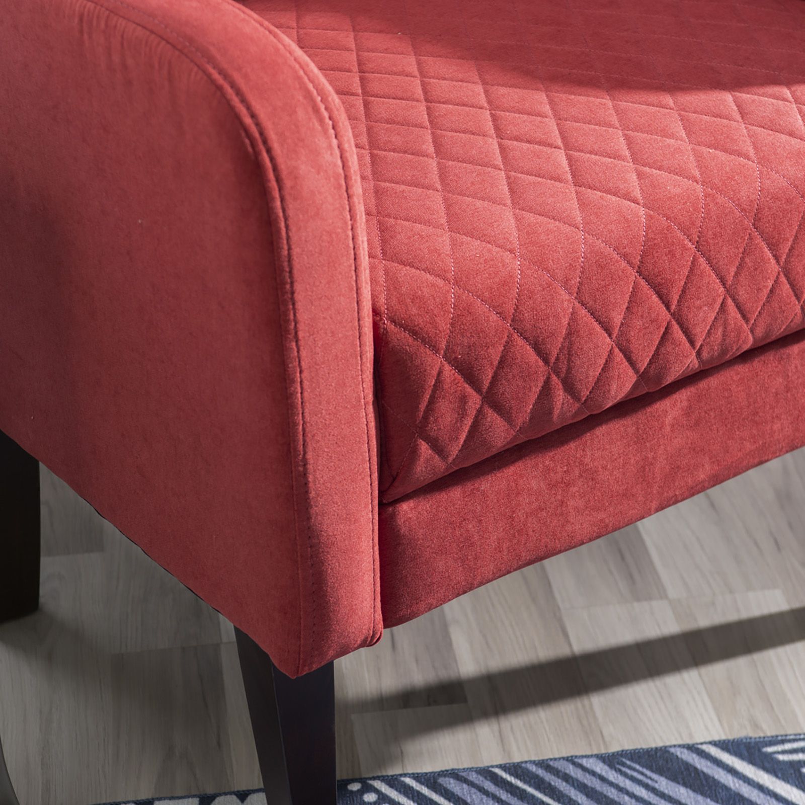 Lyric Rust Wingback Chair
