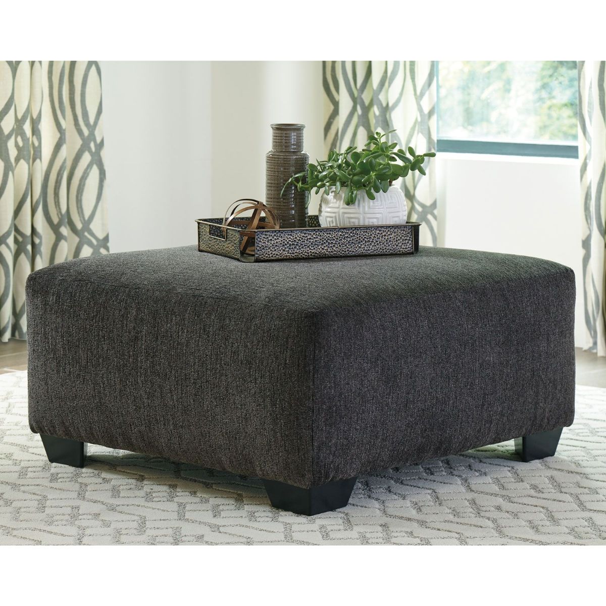 Picture of Ballinasloe Smoke Oversized Ottoman