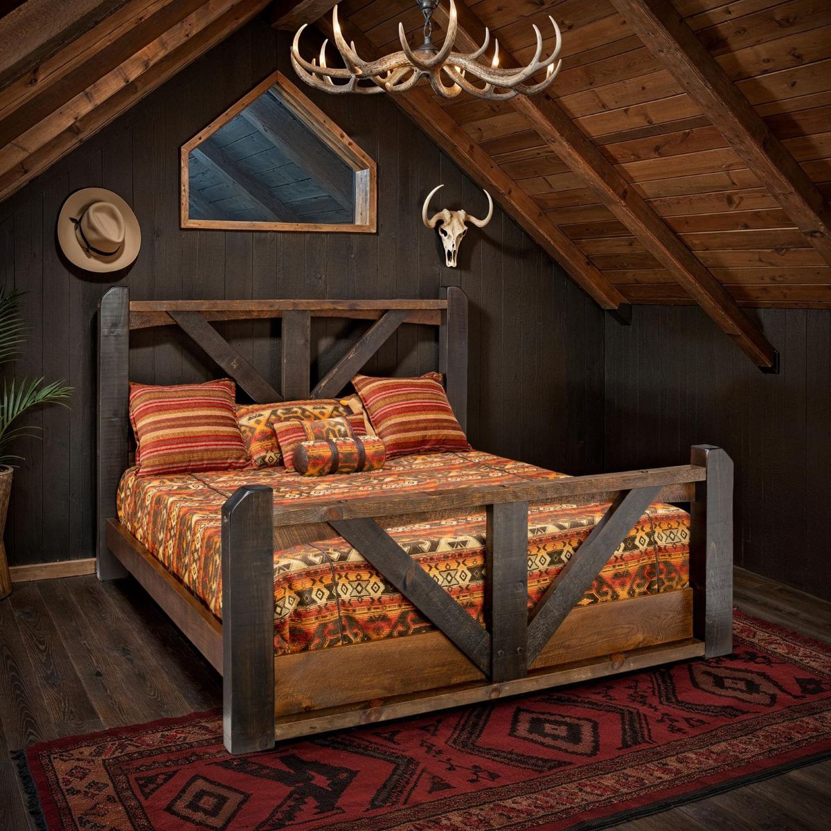 Picture of Dutton Sugar Pine Queen Bed