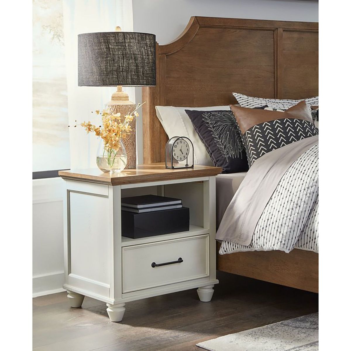 Picture of Vista Hickory Shell Nightstand