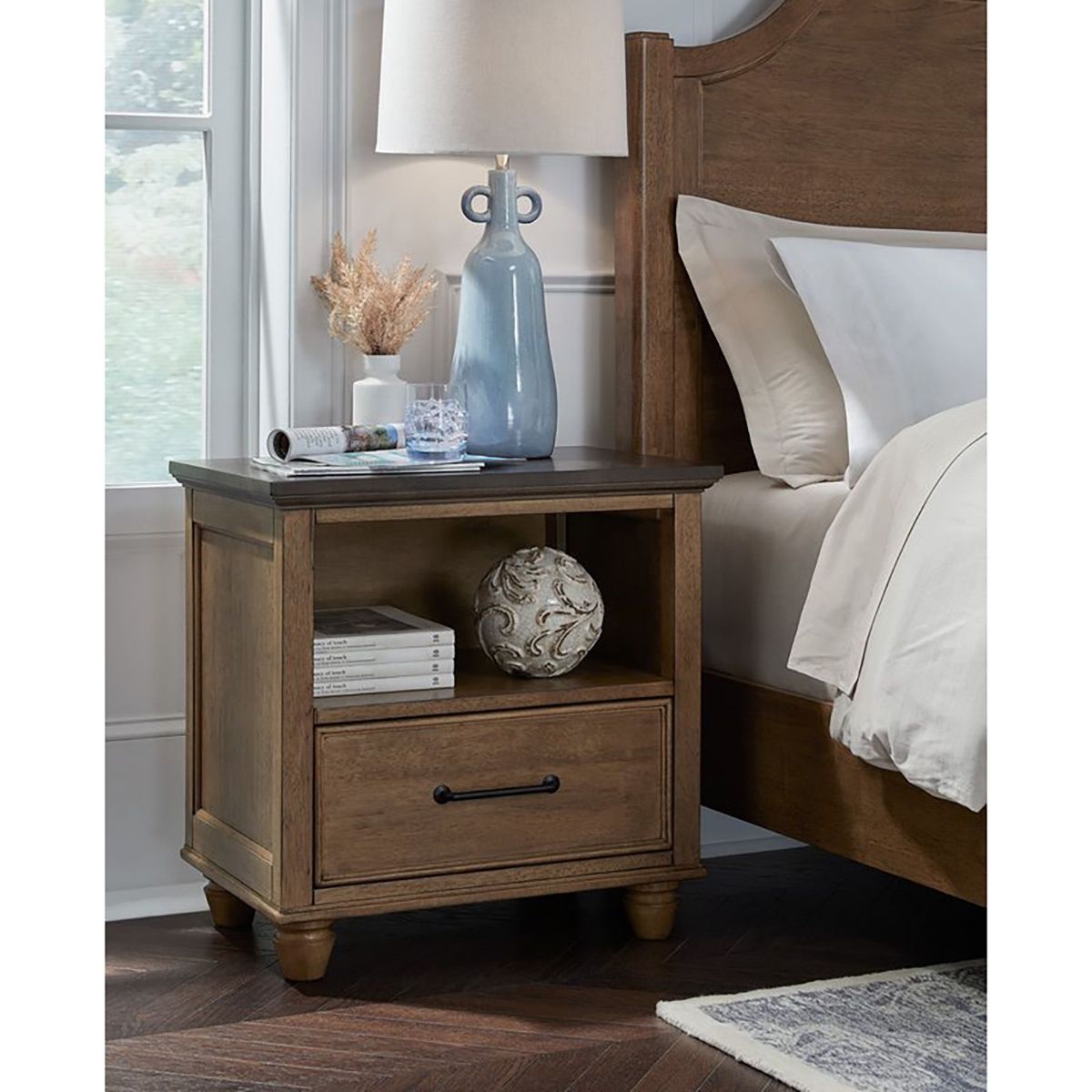 Picture of Vista Hickory Coal Nightstand