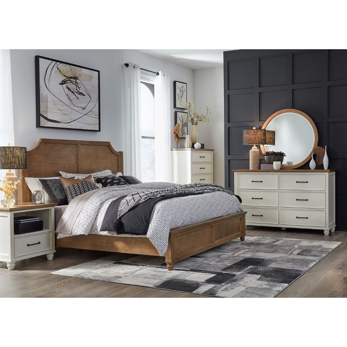 Picture of Vista Hickory 3-Piece Queen Bedroom Group