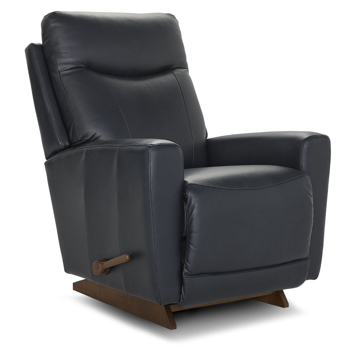 Picture of Kodie Blue Leather Rocker Recliner