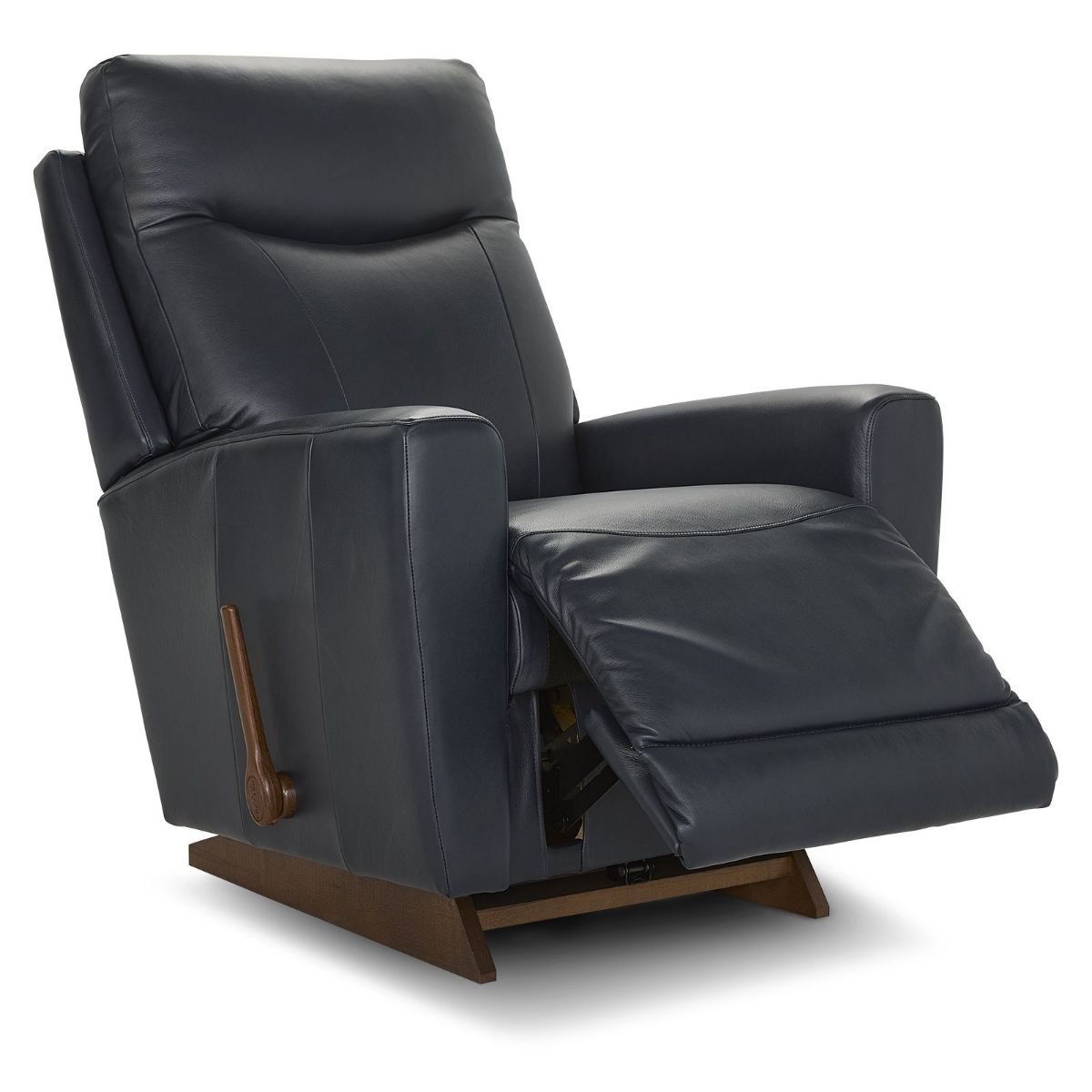 Picture of Kodie Blue Leather Rocker Recliner