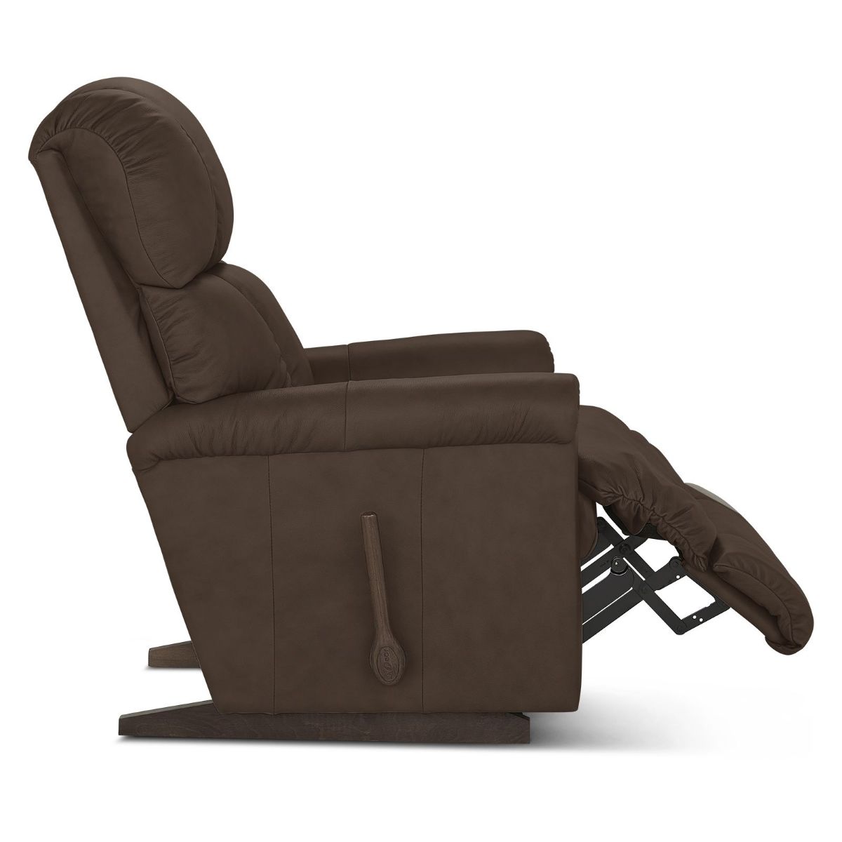 Picture of Pinnacle Brown Leather Rocker Recliner