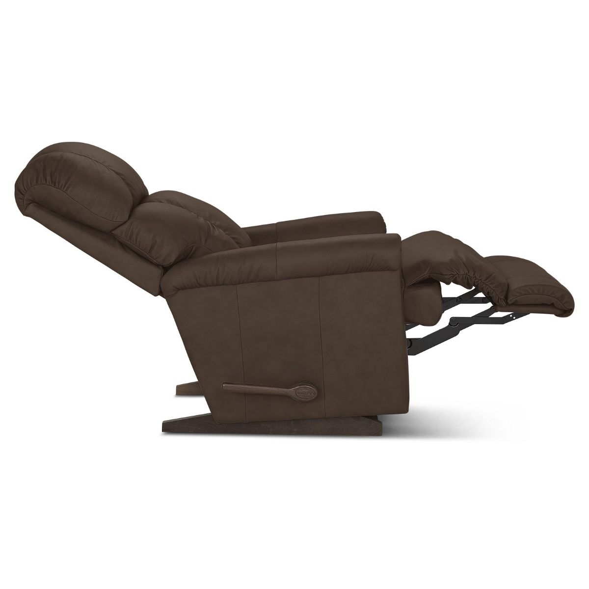 Picture of Pinnacle Brown Leather Rocker Recliner