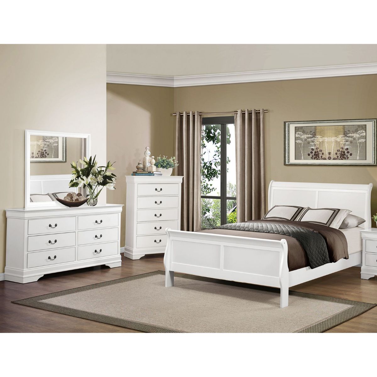 Picture of Mayville White 3-Piece Queen Group