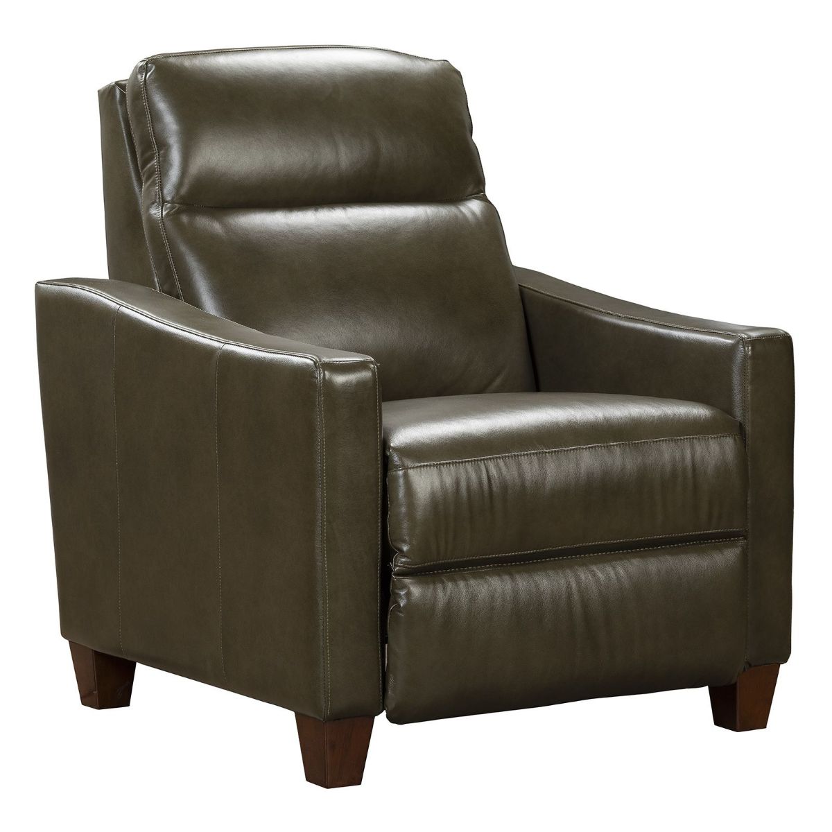 Picture of Quinault Olive Leather Power Recliner