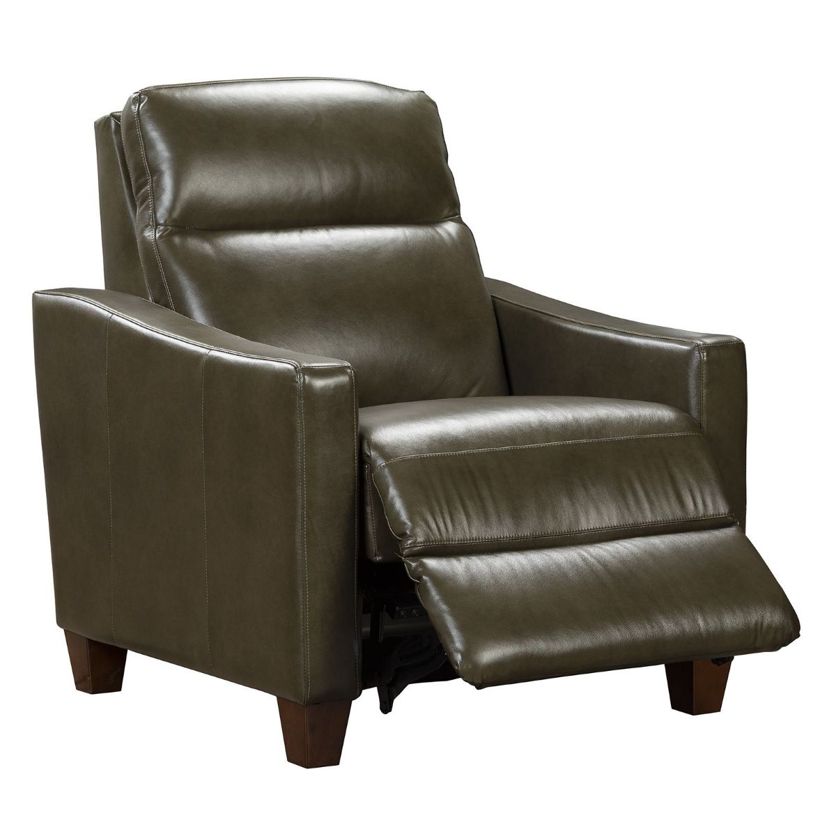 Picture of Quinault Olive Leather Power Recliner