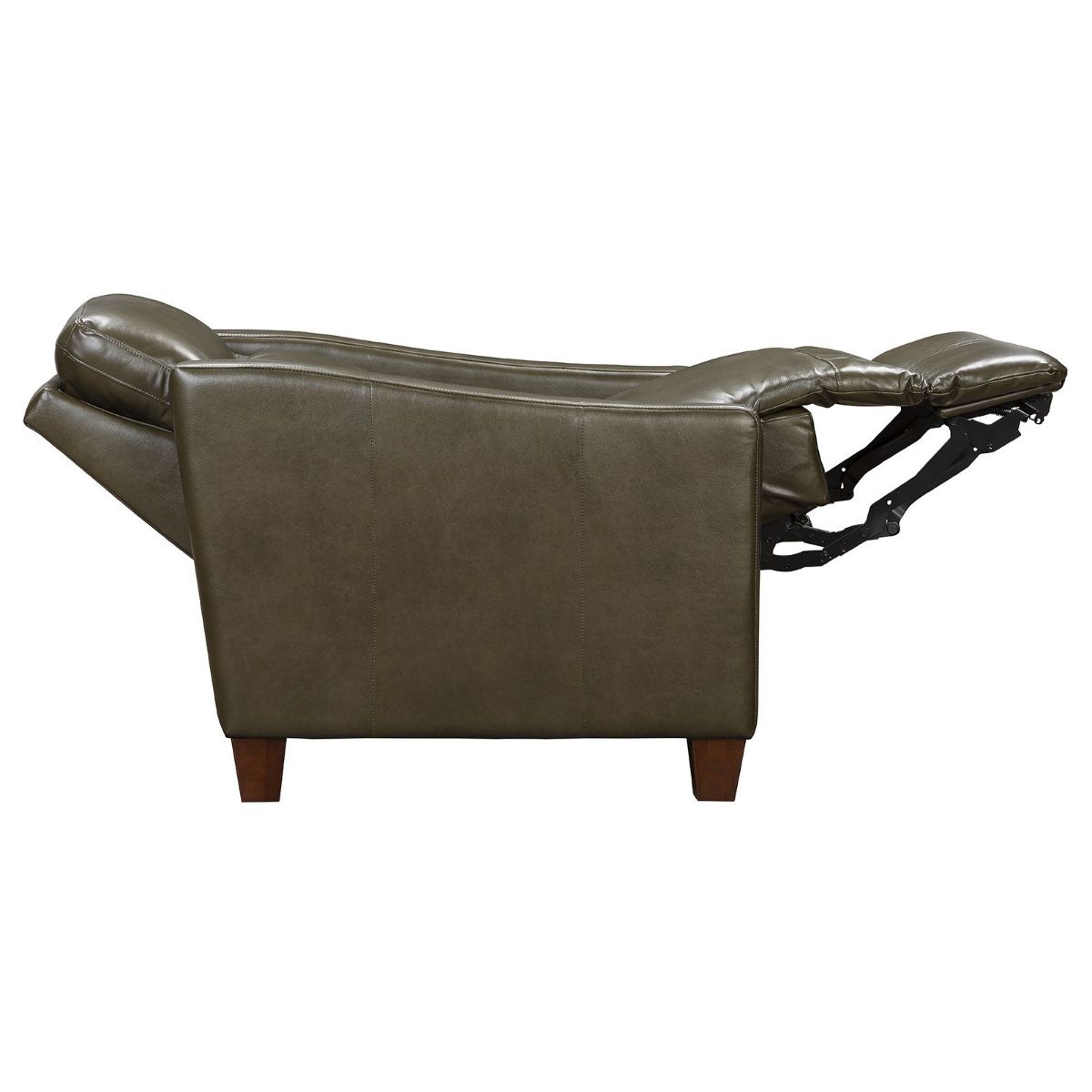 Picture of Quinault Olive Leather Power Recliner