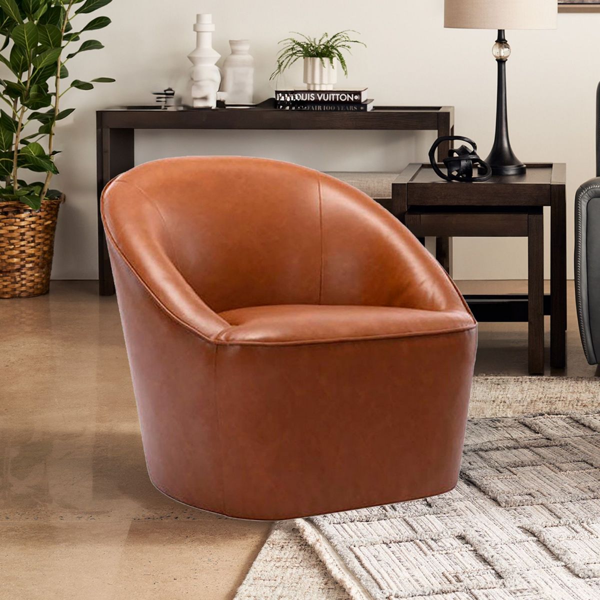 Picture of Caramel Swivel Chair