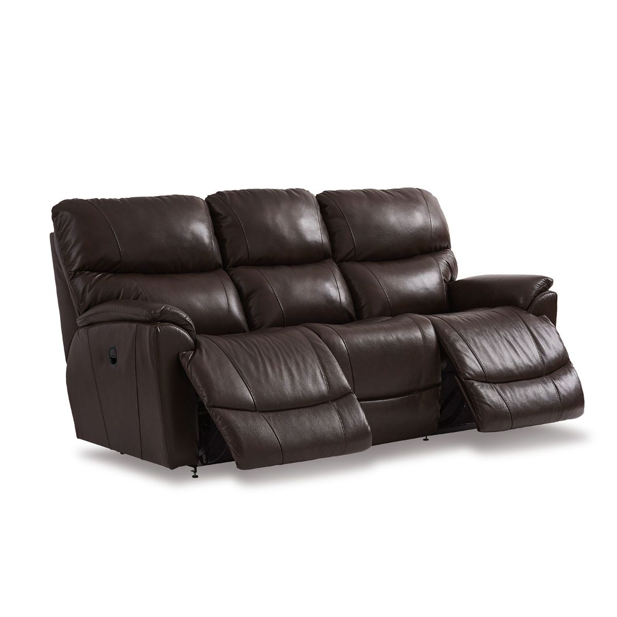 Picture of Trouper Walnut Leather Recliner Sofa