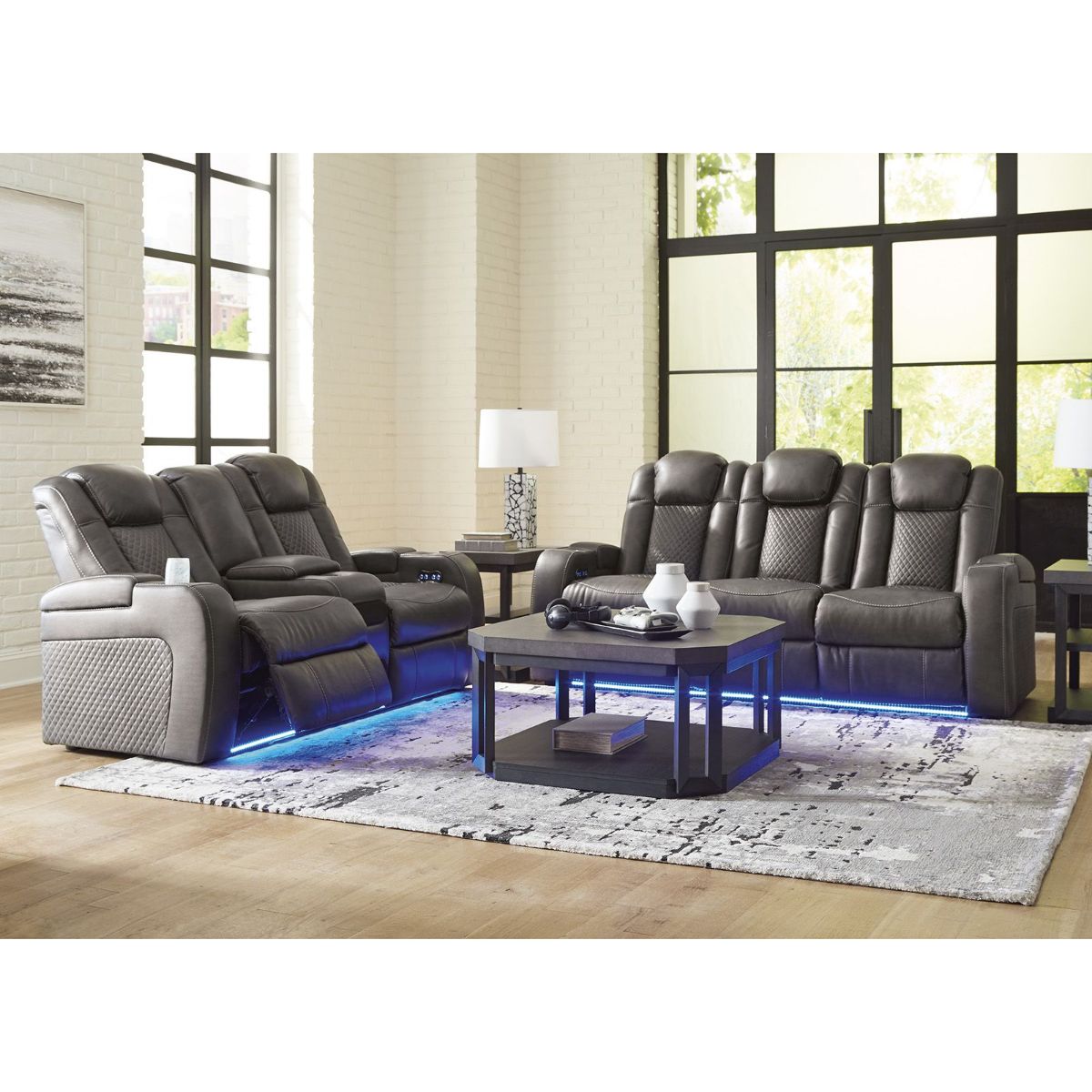 Picture of Fyne-Dyme Shadow Power Recliner Sofa