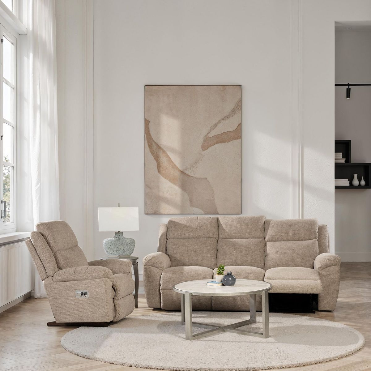 Picture of Joel Mineral Recliner Sofa