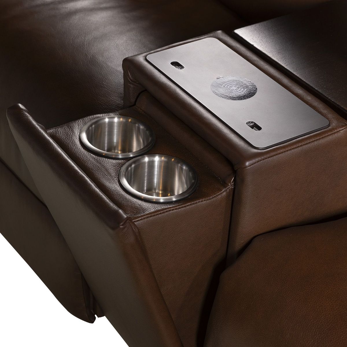 Picture of Armitage Cognac 6-Piece Power Recliner Sectional