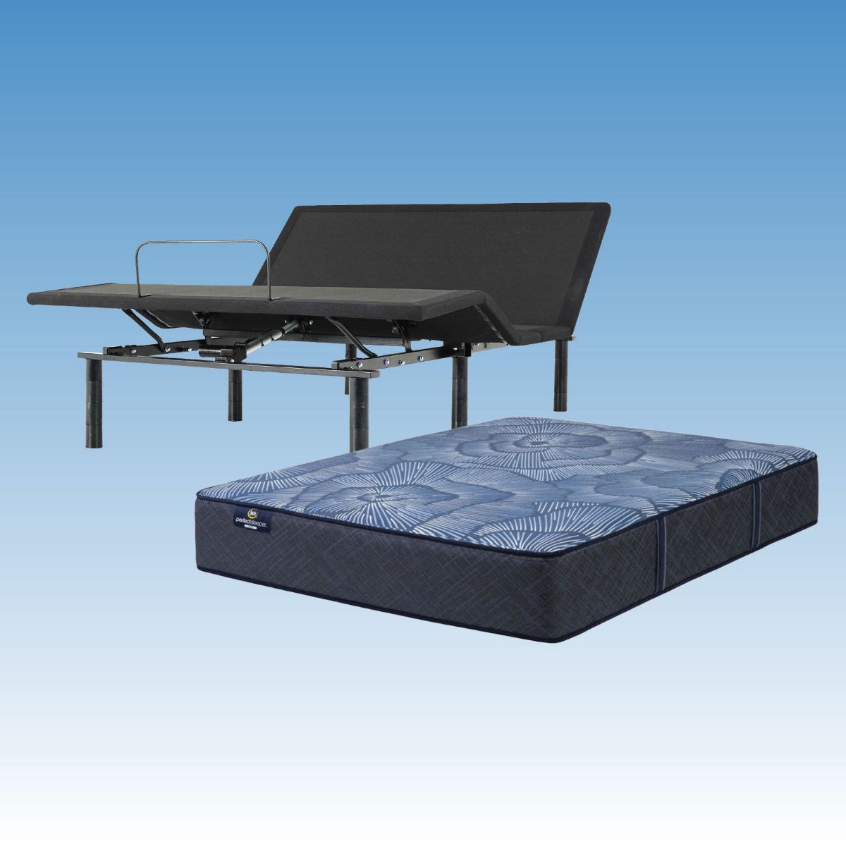 Picture of Queen Plush Enchanting Sleep Hybrid Mattress & Rio 3.0 Adjustable Base Bundle