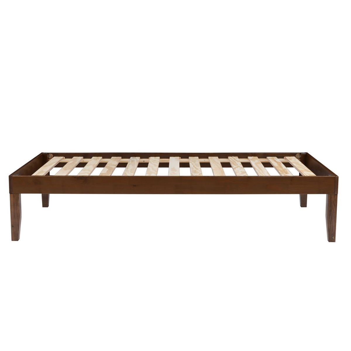 Picture of Twin Walnut Platform Bed