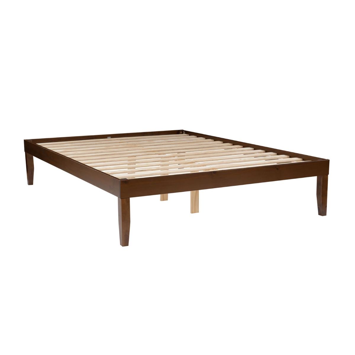Picture of Portix Queen Walnut Platform Bed