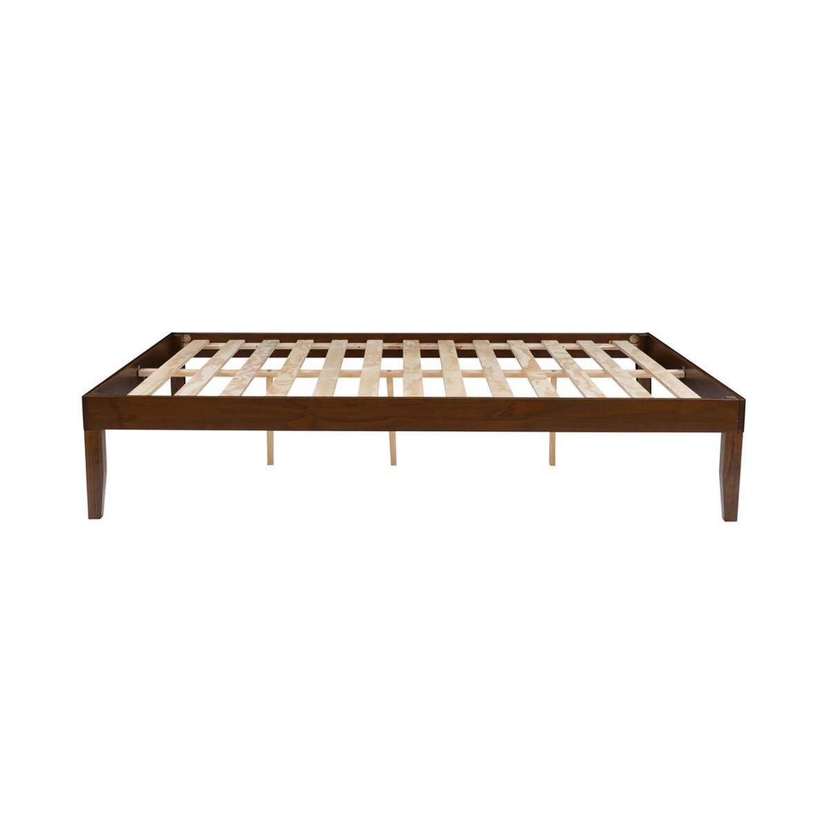 Picture of Portix Queen Walnut Platform Bed