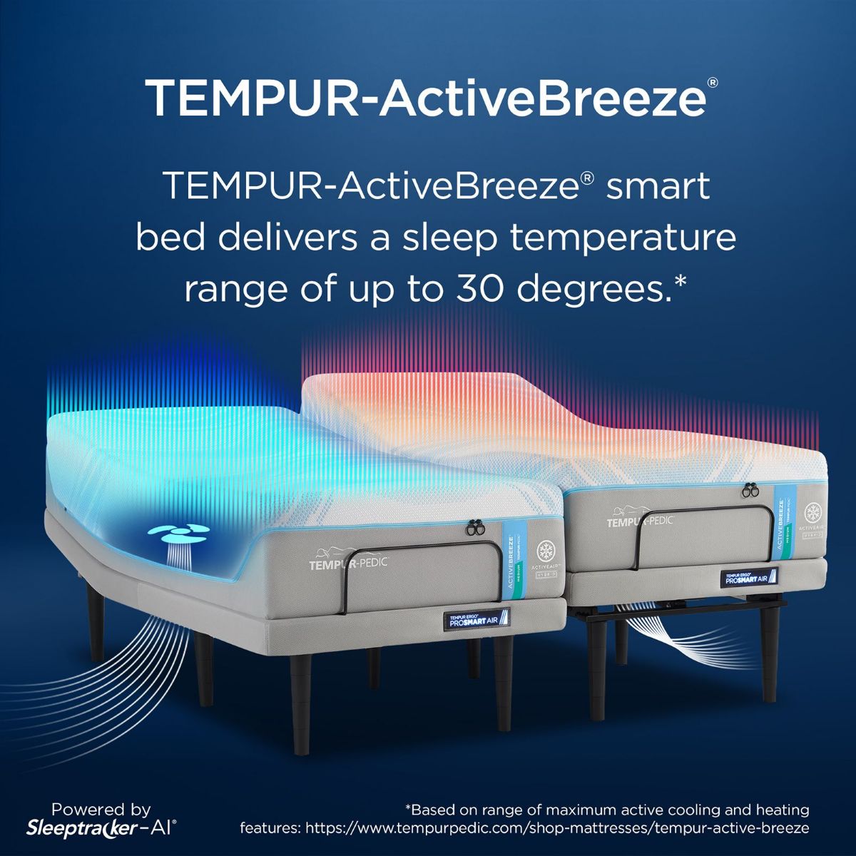 Picture of TEMPUR-ActiveBreeze   Smart Bed