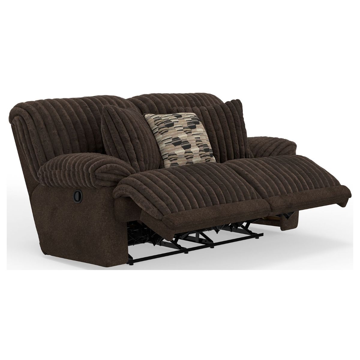 Picture of Hollifield Chocolate Recliner Loveseat