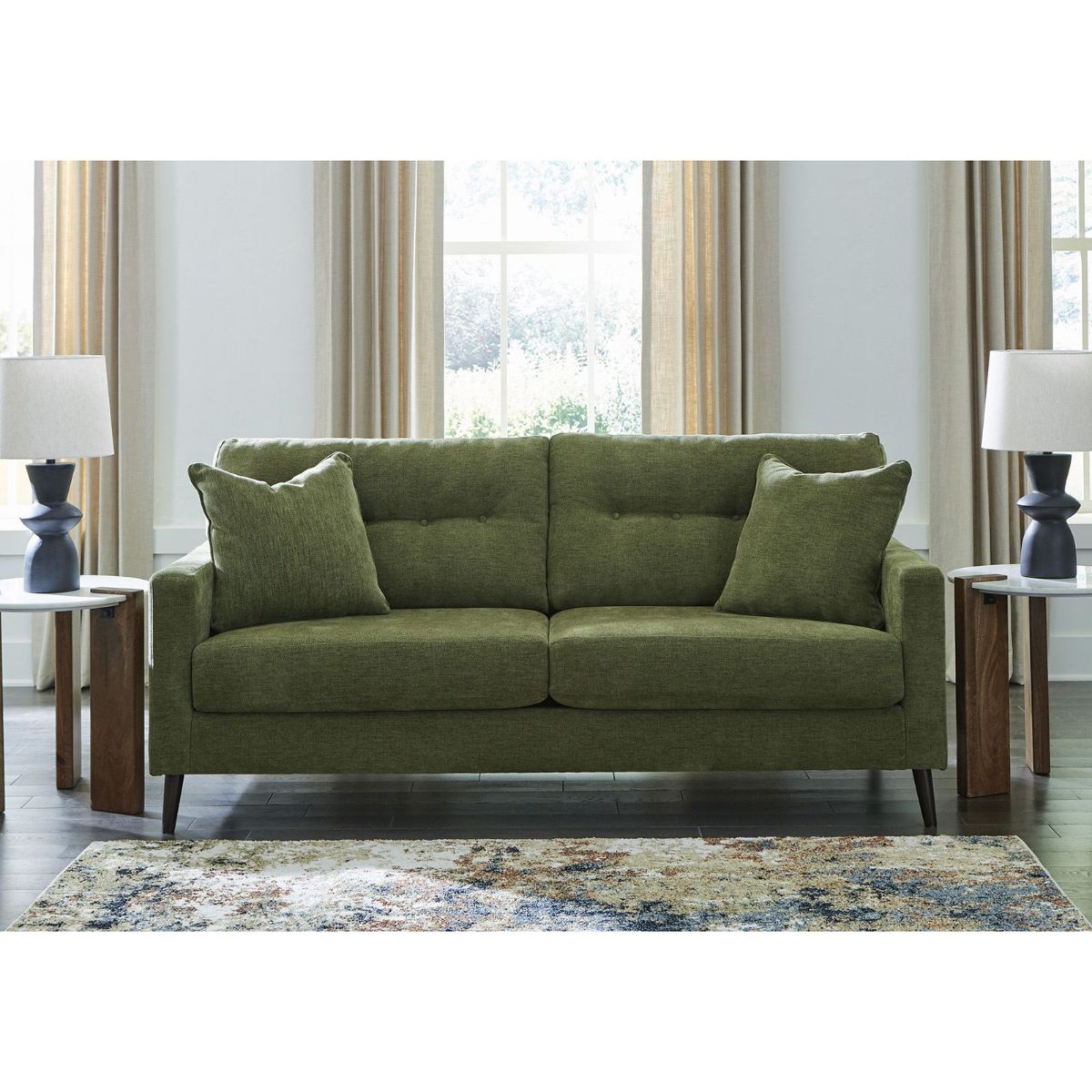 Picture of Bixler Olive Sofa