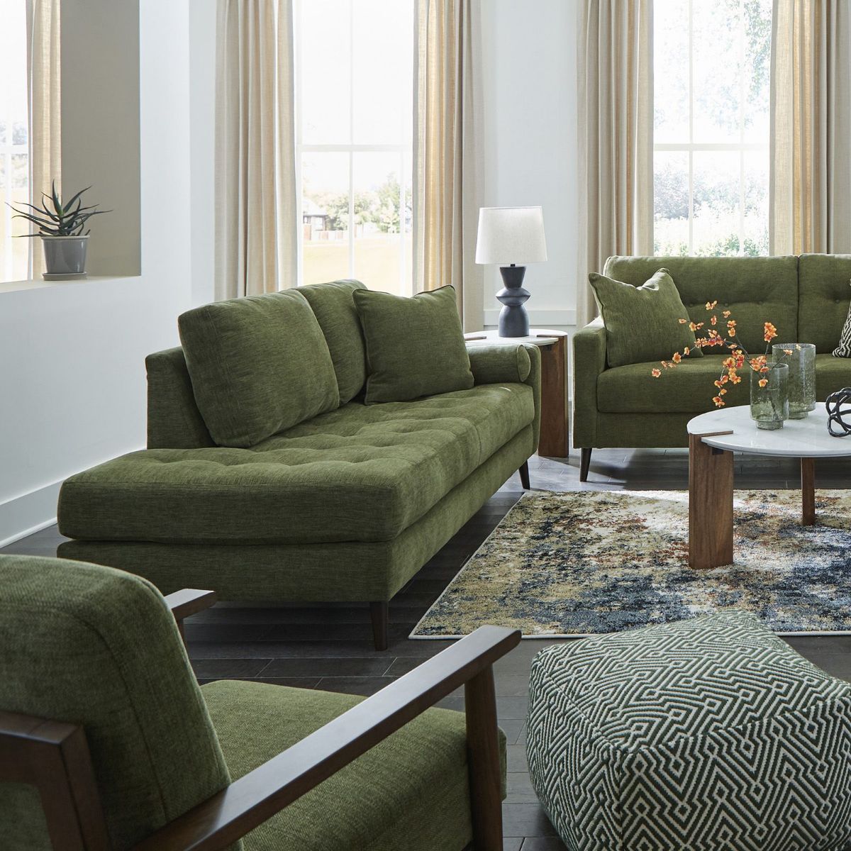 Picture of Bixler Olive Chaise