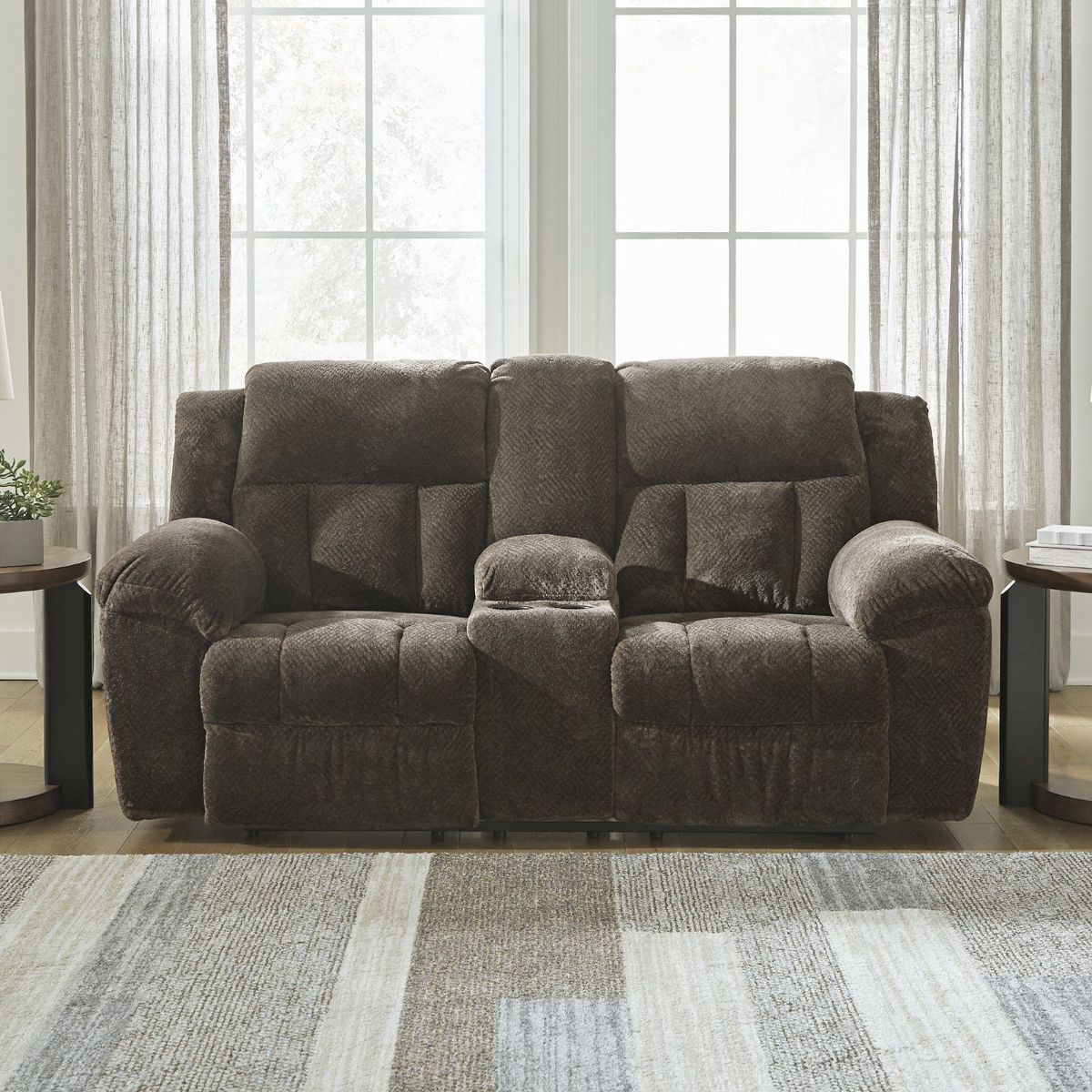 Picture of Frohn Chocolate Recliner Loveseat