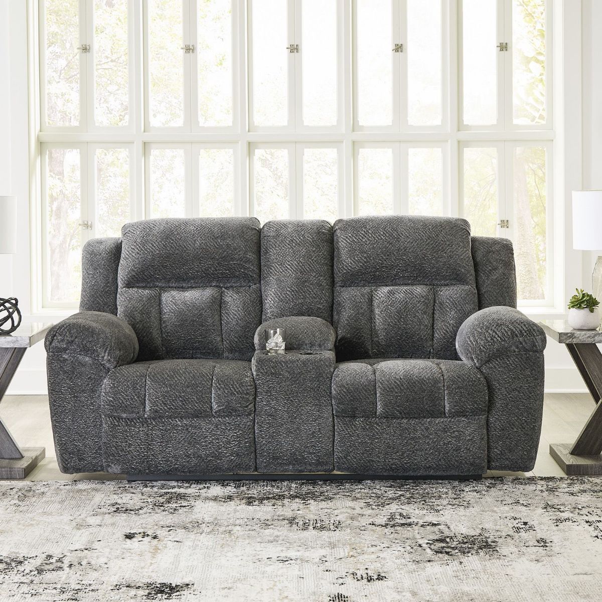 Picture of Frohn Graphite Recliner Loveseat