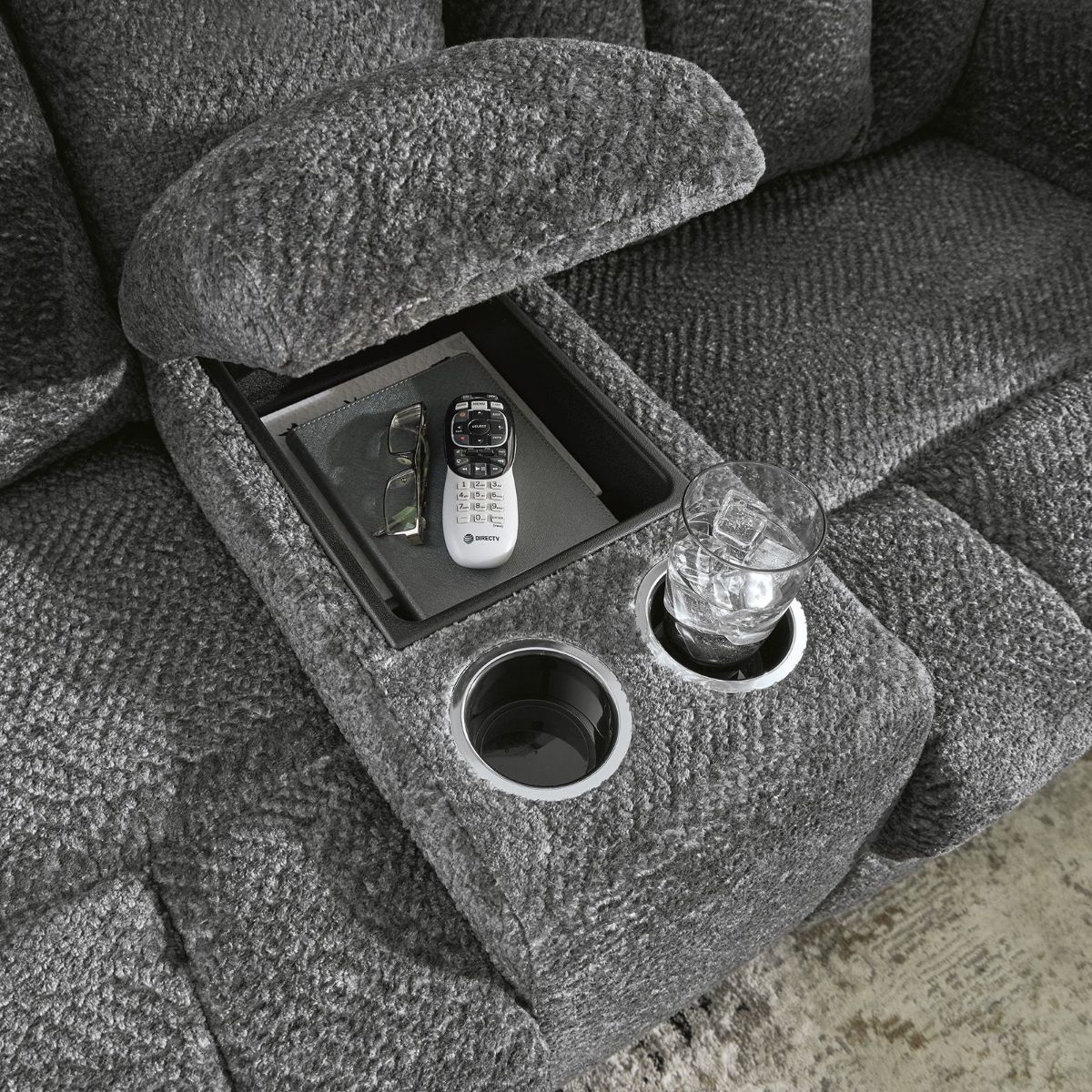 Picture of Frohn Graphite Recliner Loveseat